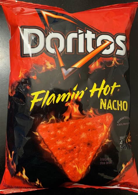 doritos flamin hot nacho flavored tortilla chips 9 3 4 oz bag free shipping