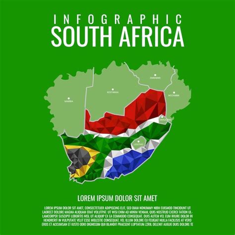 Premium Vector Infographic South Africa