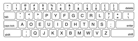Computer Keyboard Diagram Printable