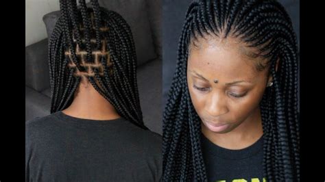 Ghana braiding hairstyles are protective, just like the absolute majority of the braided hairdos. How To - Ghana Tribal Braids + Perfecting Box Parting On ...