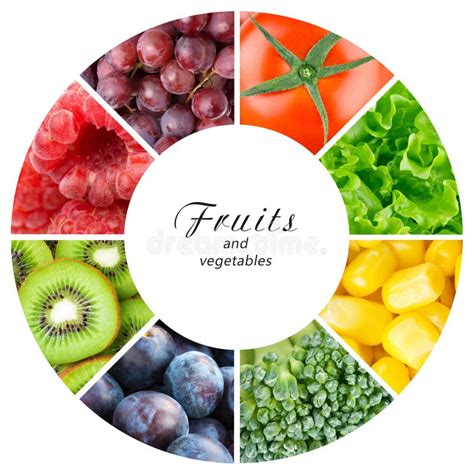 Fresh Fruits And Vegetables Stock Image Image Of Food Group 52523759