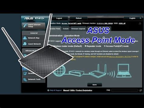 Connect to the router via physical lan cable to change it if you forgot the password (or reset the router settings to factory default and start over). ASUS : How to set up Access Point mode | NETVN - YouTube