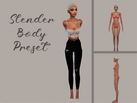The Sims Resource Slender Body Preset