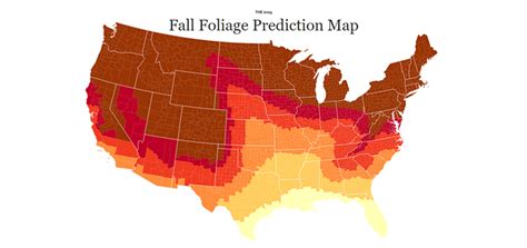 This Map Shows Where And When To See Fall Colors In North