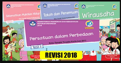 Buku ini diterbitkan langsung oleh kementerian pendidikan dan kebudayaan ri dan telah mengalami beberapa kali revisi. buku k13 kelas 6 revisi 2018 Tema 1, 2, 3, 4, 5 Semester ...