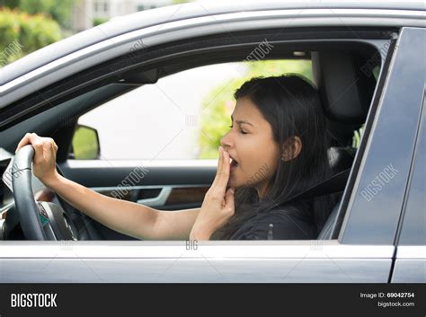 Sleepy Driver Image And Photo Free Trial Bigstock