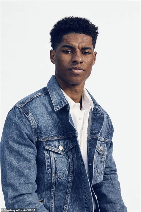 Marcus Rashford Looks Suave As He Poses For Levis Jeans After