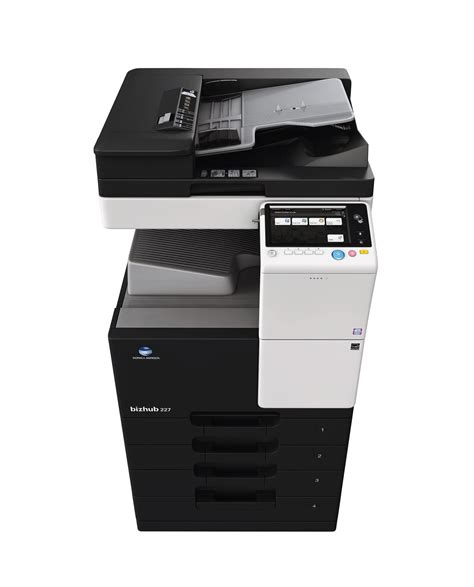 The series comes with flexible and advanced security features to protect valuable information. Konica Minolta BIZHUB 227