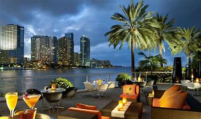 Miami Florida Wallpapers Places Skyline Desktop Beach