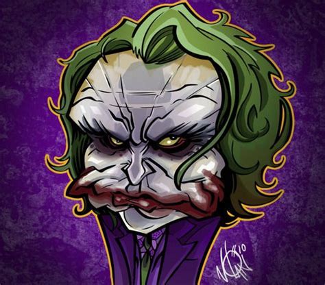 Joker Caricature By Nolanium Famous People Cartoon Toonpool Joker
