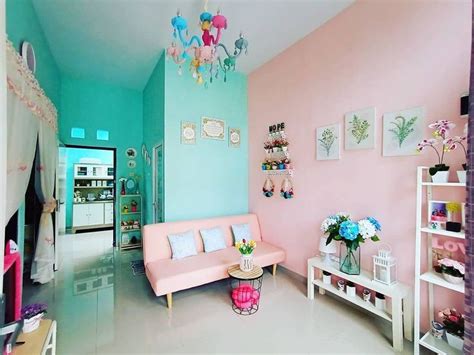 contoh warna cat tembok ruang tamu  bagus  dekor rumah