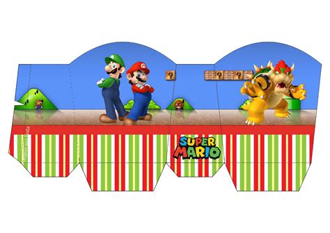 Super Mario Bros Party Free Printables Boxes And Free Party Printables