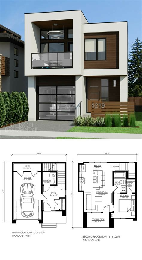 Small Modern House Plans With Photos This Modern House Plan Has So