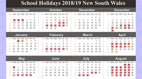 2019 Calendar Nsw Qualads