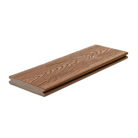 Trex Transcend 20 Ft Tree House Grooved Composite Deck Board At