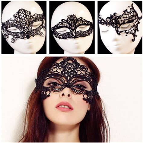 Fashion Sexy Black Lace Party Masks Women Ladies Girls Halloween Xmas