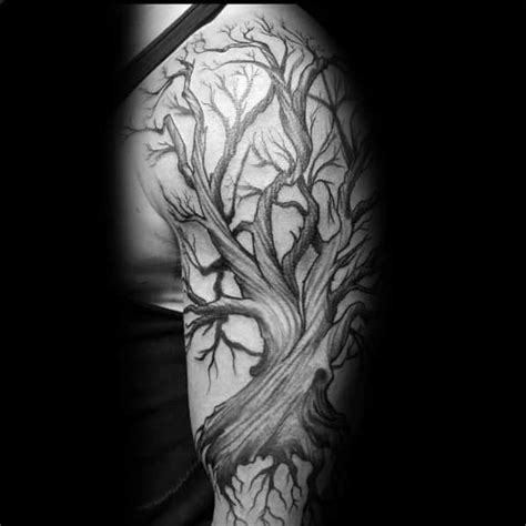 60 Cool Tree Tattoos For Men Nature Inspired Ink Design Ideas