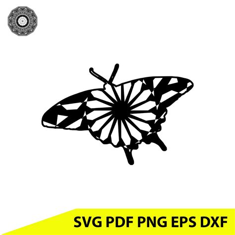 Cheap Svg Files Swallowtail Butterfly Vector Mandala Svg Swallowtail