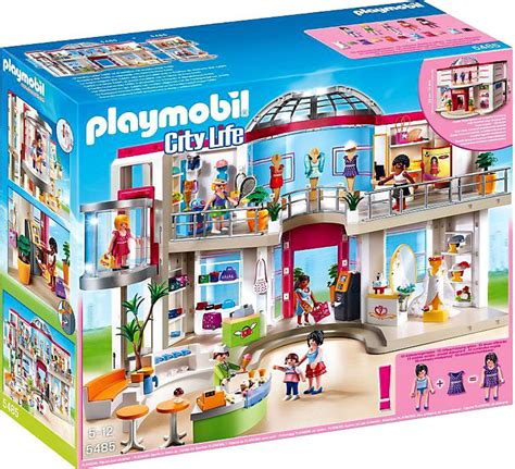 Playmobil City Life Furnished Shopping Mall Set 5485 Toywiz