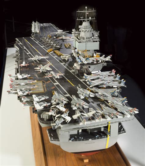 Model Of Uss Enterprise Aircraft Carrier