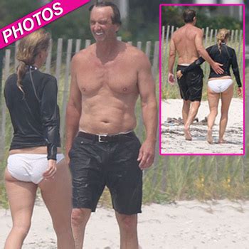 Robert F Kennedy Jr Gets Frisky On The Beach With Girlfriend Cheryl Hines