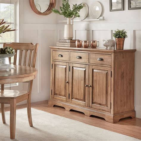 When the time comes to throw out those old plastic takeout containers and sort through your cluttered pantry, we've got you (and your food) covered. Weston Home Oak Top Kitchen Cabinet Buffet Server, Oak ...
