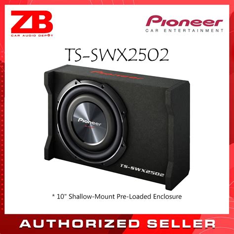Pioneer Ts Swx2502 10 Shallow Mount Pre Loaded Enclosure Lazada Ph