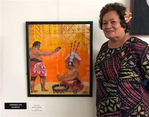 Painting Of Samoan Culture Displayed At Us Capitol Us Representative
