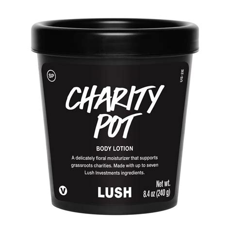 Charity Pot Body Lotions Lush Cosmetics Lotion Body Lotions Lush Cosmetics