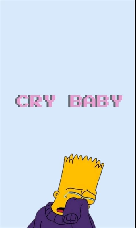 Bart Simpson Crying Wallpapers Wallpaper Cave