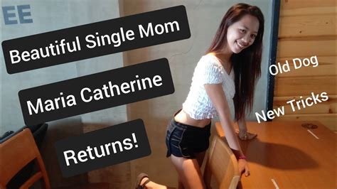 beautiful and sexy filipina single mom maria catherine from dumaguete philippines returns to
