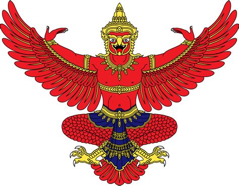 Filegaruda Emblem Of Thailand Broad Wingssvg Wikimedia Commons Tatuaggi