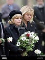 The widow of former GDR espionage governor Markus Wolf, Andrea Wolf (L ...