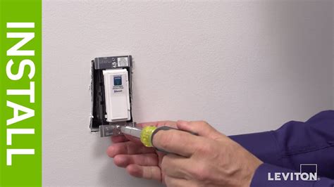 How To Install A Leviton Decora Digital Ddmx1 And Ddm06 Dimmer Youtube