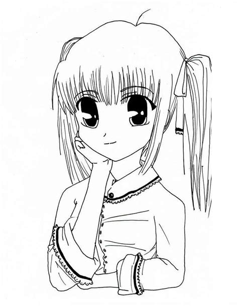Anime Coloring Pages To Download And Print For Free