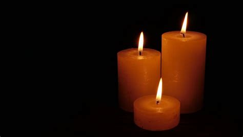 Three Candles Are Blown Out Stock Footage Video 100 Royalty Free
