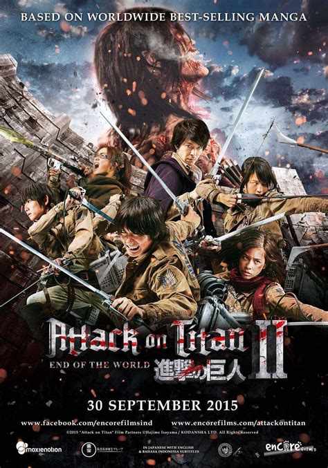 Subbed live action movie in the anime series shingeki no kyojin. Ulasan Film: Attack On Titan Part 2 - End Of The World ...