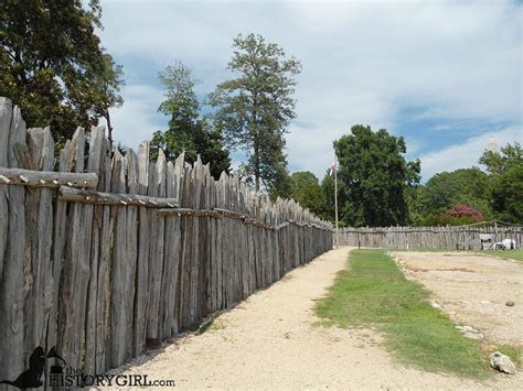 The Palisade Wall Of Fort James Along Its Original Location At Historic