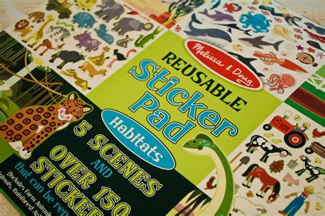 Review Melissa And Doug Reusable Stickers — Kids In The Capital