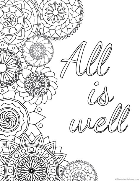 12 Free Adult Coloring Pages For Anxiety Relief Formal Normal