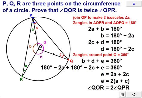 Proof Of Circle Theorems Teaching Resources
