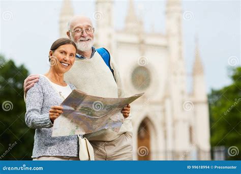 Senior Travelers Stock Photo Image Of Street Journey 99618994