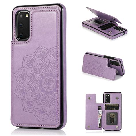 Dteck Flower Patterned Wallet Case For Samsung Galaxy A51 4g 65 Inchesmagnetic Leather Card