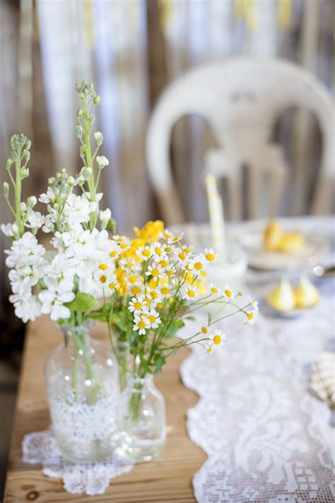 Create a rustic wedding theme with a summery burst of yellow | Wedding