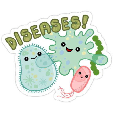 Diseases Stickers By Bogleech Redbubble