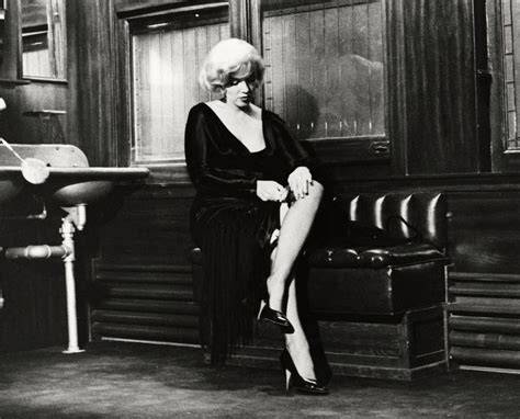 marilyn monroe as sugar kane hiding the alcohol in some like it hot with images some like