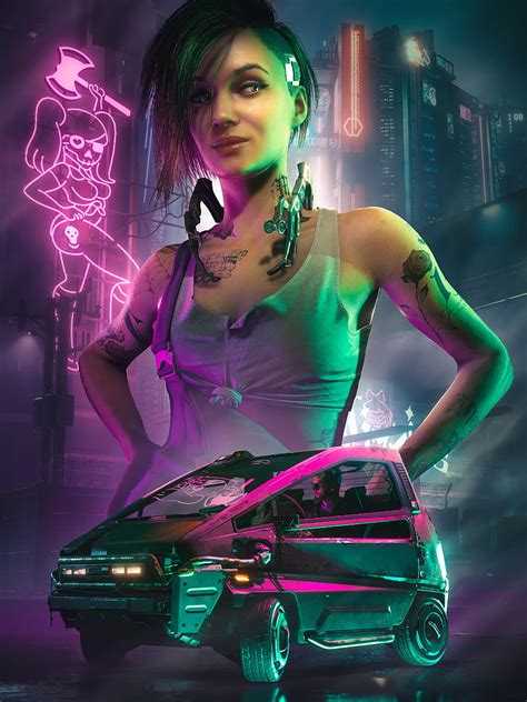 Neon Cyberpunk 2077 HD Phone Wallpaper Peakpx