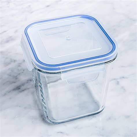 Glasslock 920ml Tall Square Food Container Food Storage Containers Food Containers Food Storage