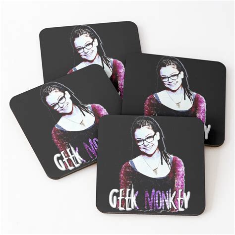 Geek Monkey Coasters Set Of 4 For Sale By Gwright313 Redbubble