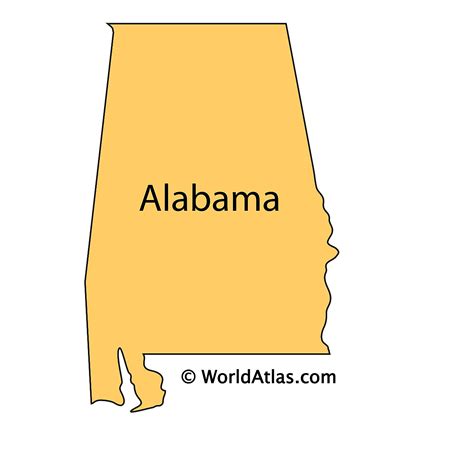 Alabama Maps And Facts Weltatlas